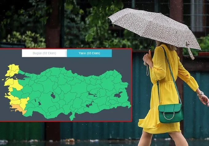 Meteoroloji’den 9 İle Sarı Kodlu Uyarı: Aydın da Listede!