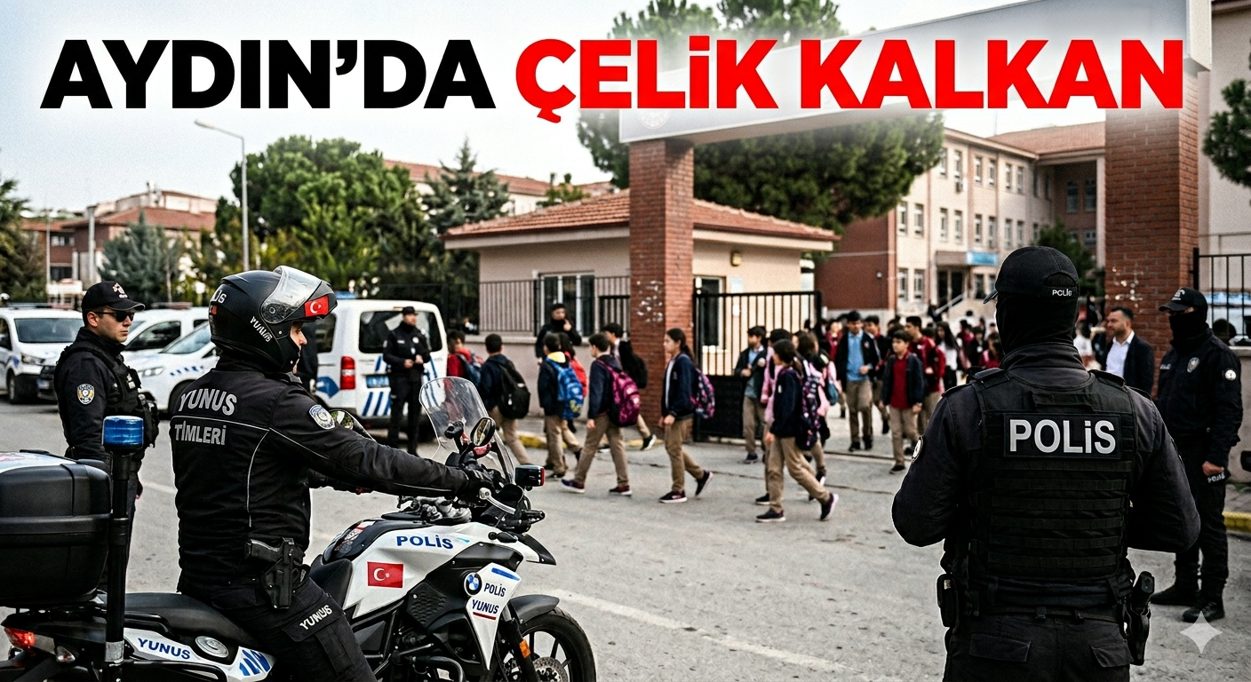 ​OKULLARDA KIRMIZI ALARM: AYDIN'DA ÇELİK KALKAN DÖNEMİ!
