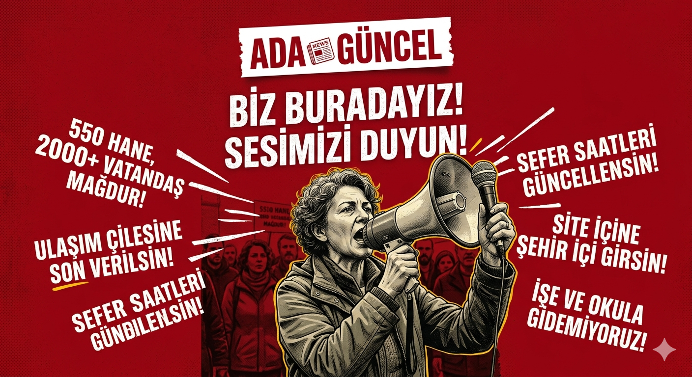 ADA GÜNCEL KAMUOYUNUN SESİ OLUYOR: KİRAZLI YOLU’NDA ULAŞIM TALEBİ