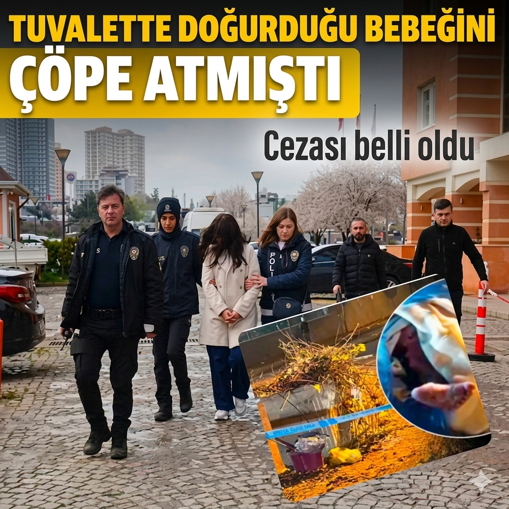 Çöp konteyneri yanında bulunan bebek yaşam savaşını kazandı: Anneye 12 yıl hapis