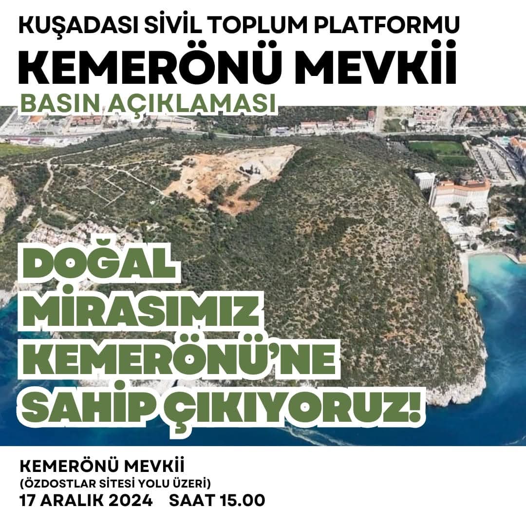 Kuşadası EKODOSD Başkanı Bahattin Sürücü: 