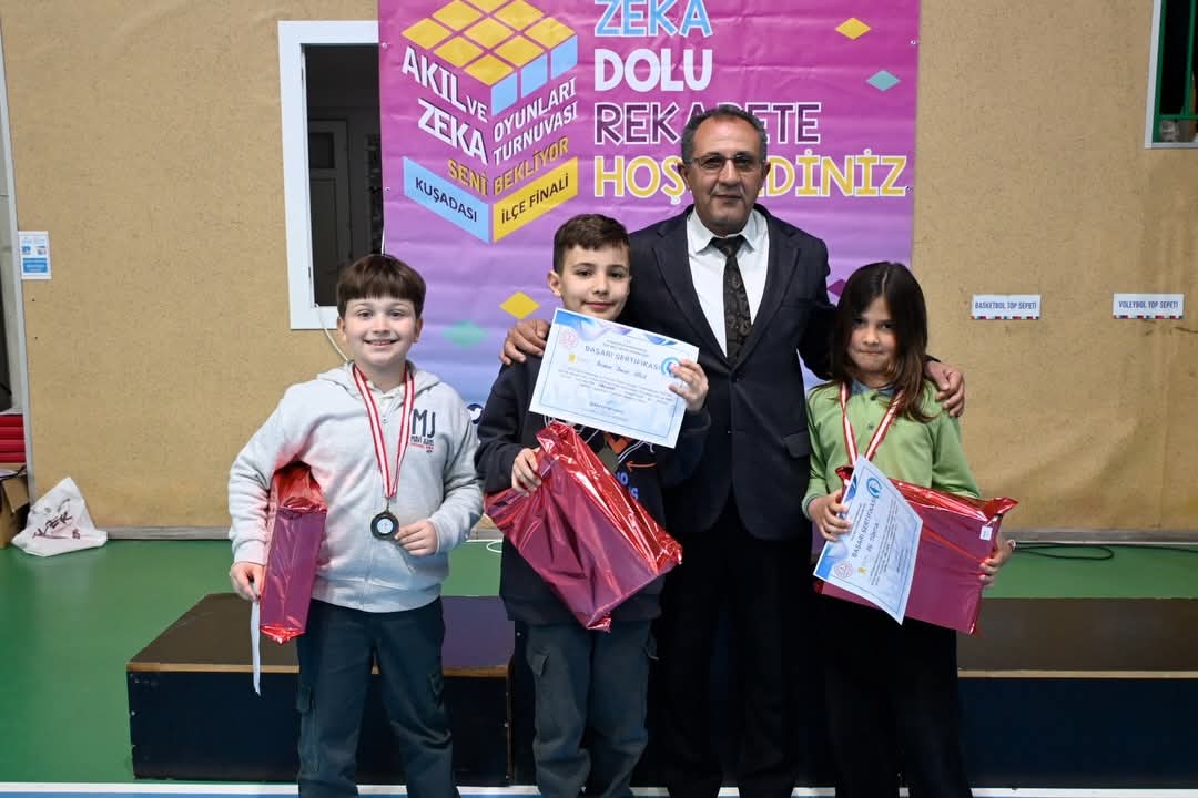 ​Kuşadası’nda Zekâ Rüzgârı: Akıl Oyunları İlçe Finali Tamamlandı!