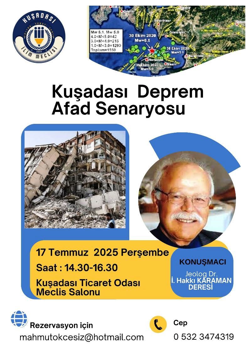 Kuşadası’da Depreme Karşı Senaryo Hazırlığı