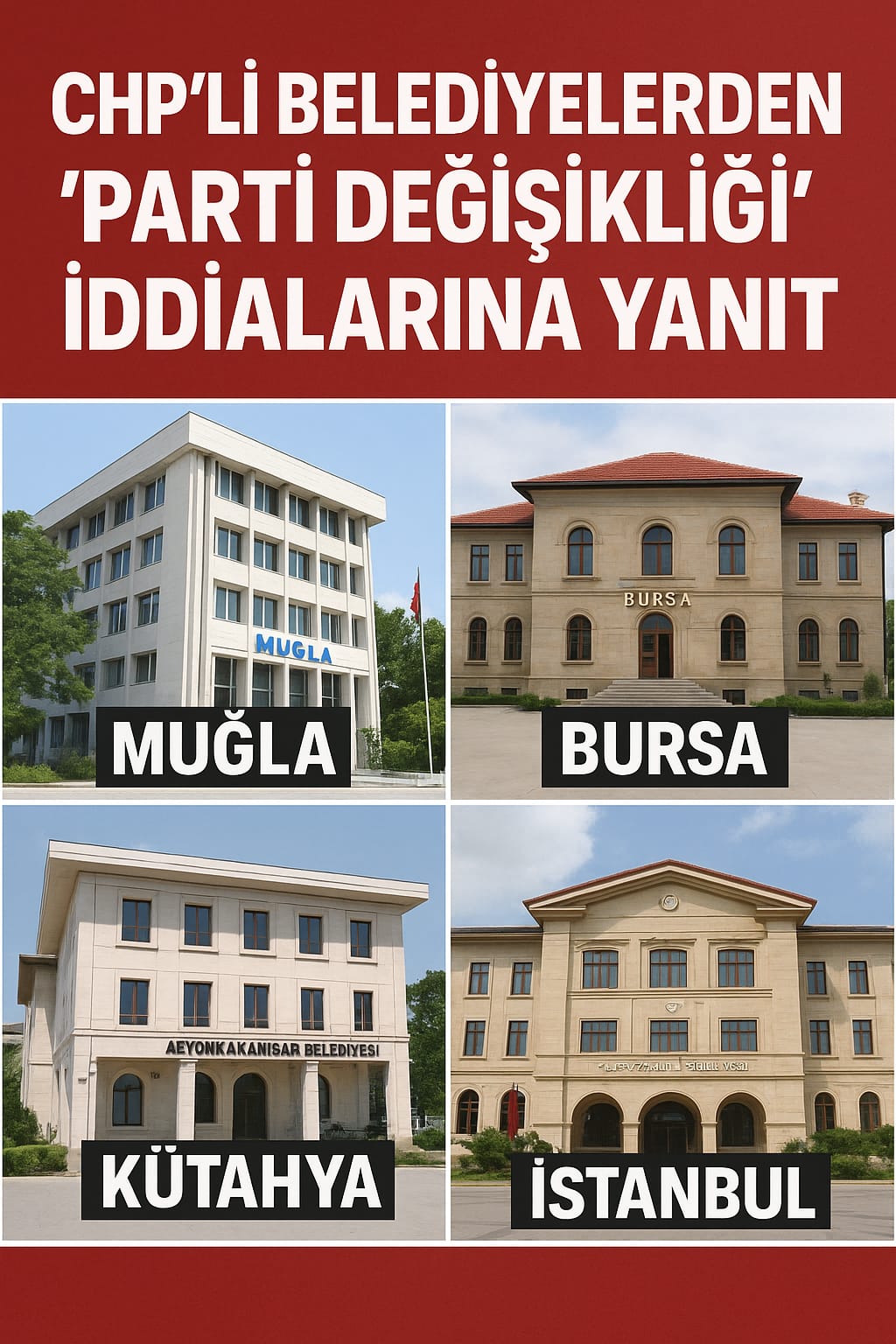 CHP’li Belediyelerden “Parti Değişikliği” İddialarına Yanıt