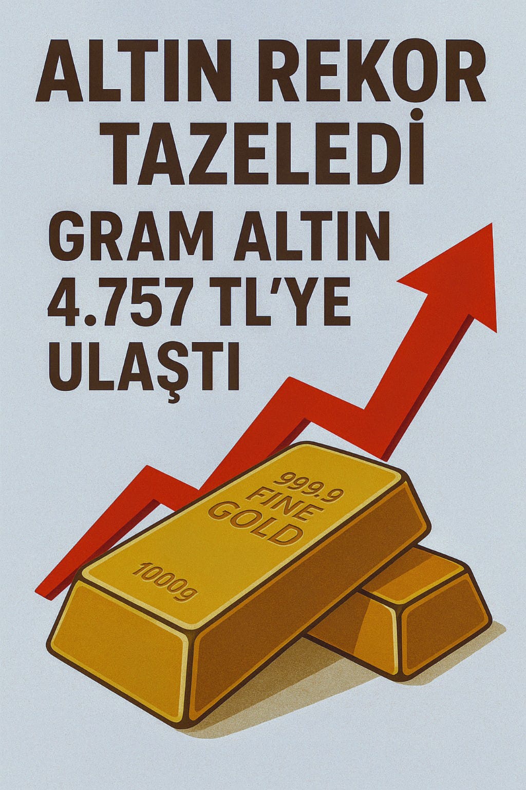 Altın Rekor Tazeledi: Gram Altın 4.757 TL’ye Ulaştı
