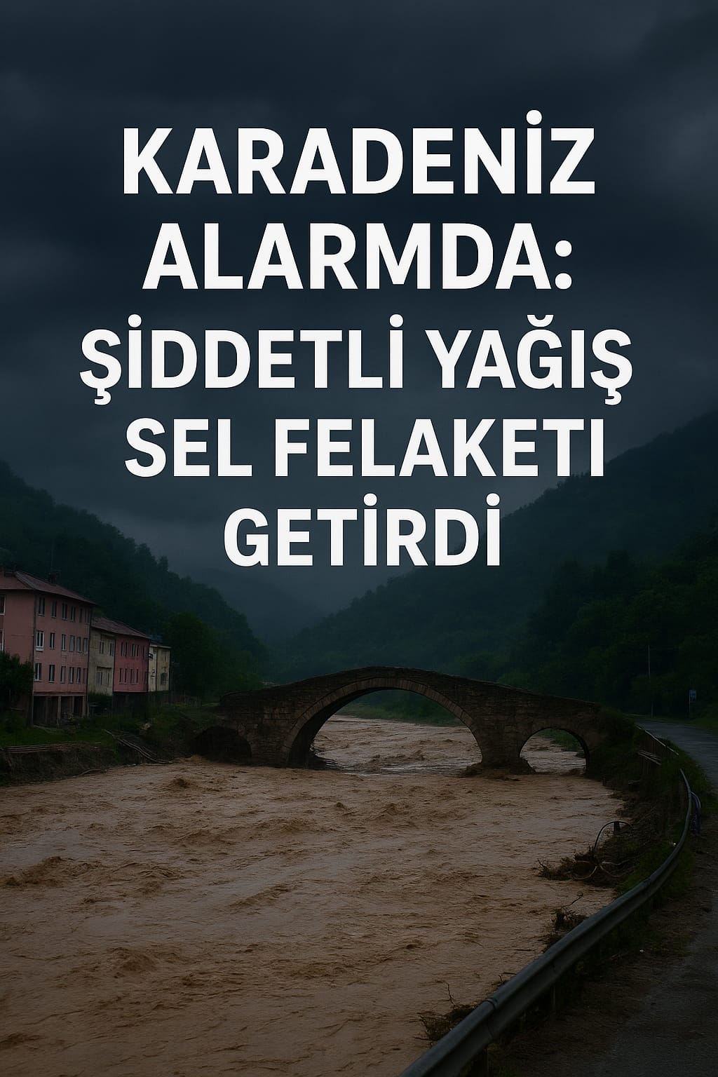 Karadeniz Alarmda: Şiddetli Yağışlar Sel ve Heyelana Yol Açtı
