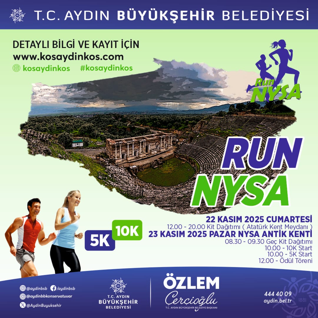 TARİHİN KALBİNDE, DOĞANIN İÇİNDE ‘RUN NYSA’ BAŞLIYOR