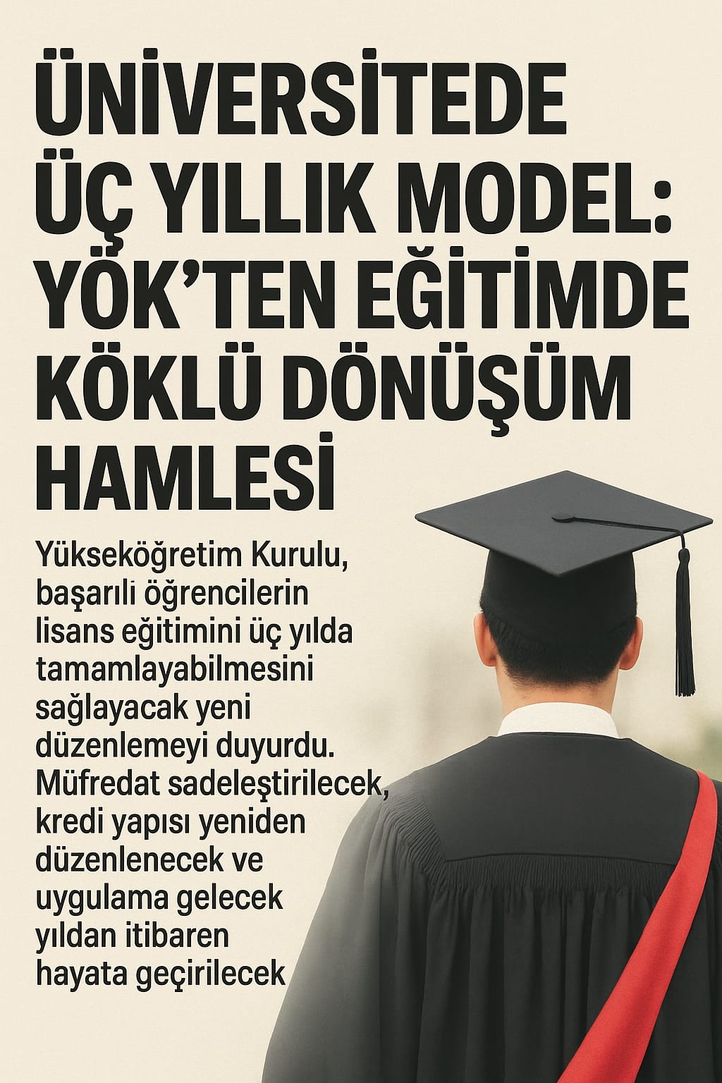 ÜNİVERSİTEDE ÜÇ YILLIK MODEL: YÖK’TEN EĞİTİMDE KÖKLÜ DÖNÜŞÜM HAMLESİ