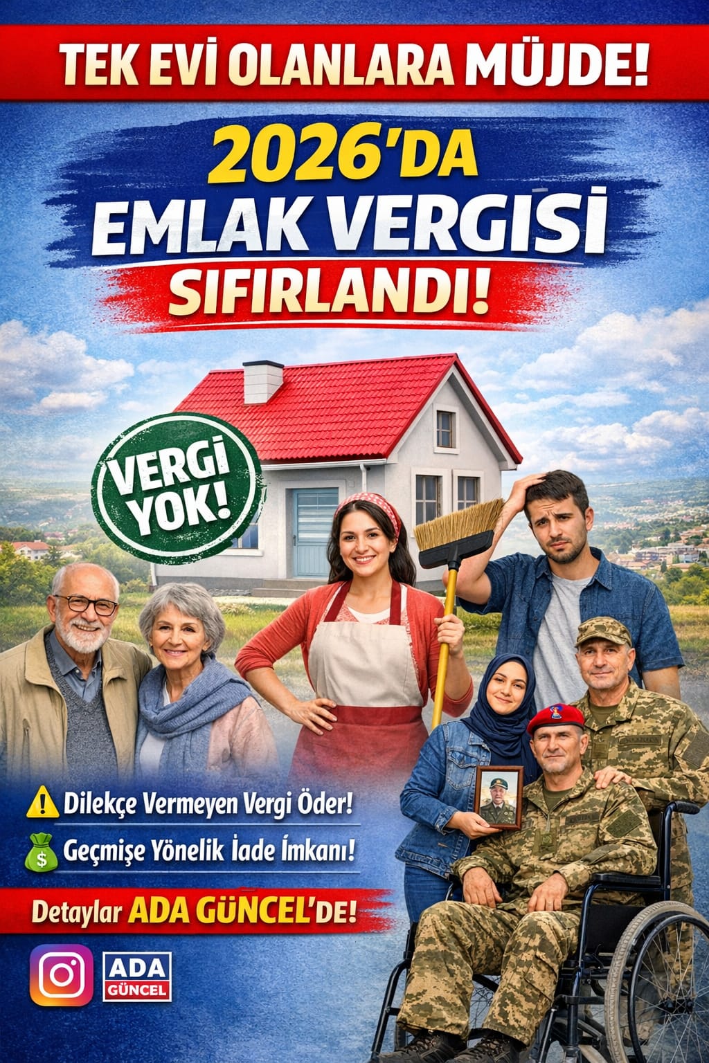 Milyonlarca Vatandaş Haksız Yere Emlak Vergisi Ödüyor: 2026’da Tek Konutu Olanlara Vergi Sıfır