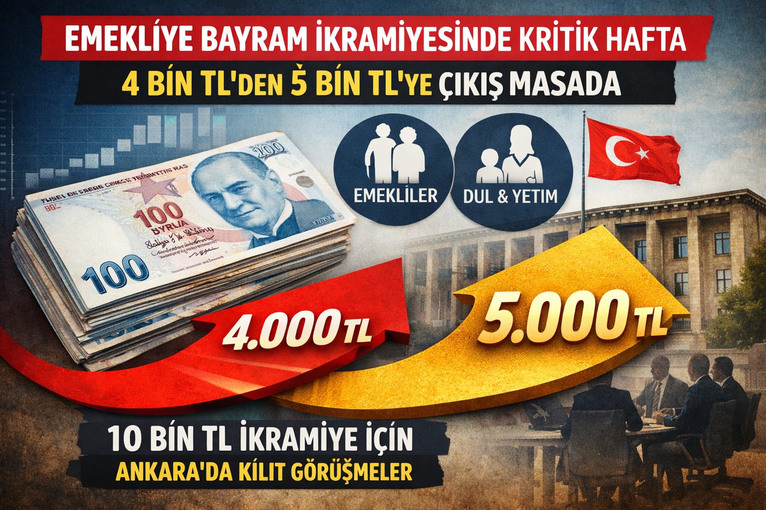 EMEKLİYE BAYRAM İKRAMİYESİNDE KRİTİK HAFTA
