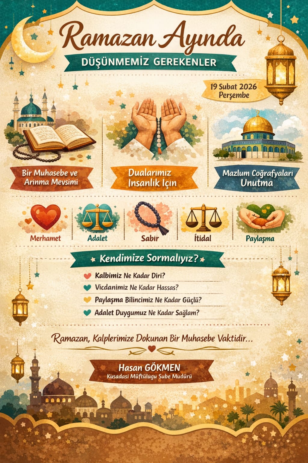 Ramazan Ayında Düşünmemiz Gerekenler