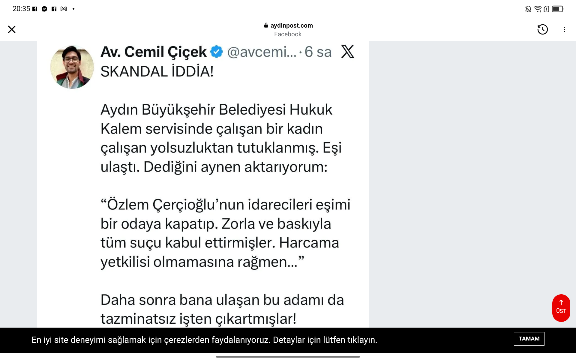 Aydın Büyükşehir’de Tutuklama ve Avukatın Sosyal Medya Paylaşımı Tartışma Yarattı