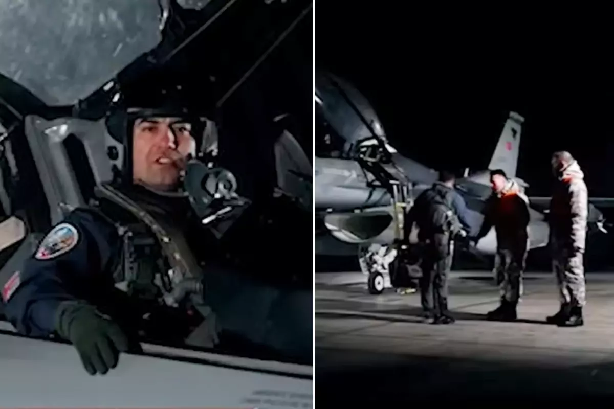 Balıkesir'de F-16 düştü, şehit pilottan geriye bu görüntü kaldı