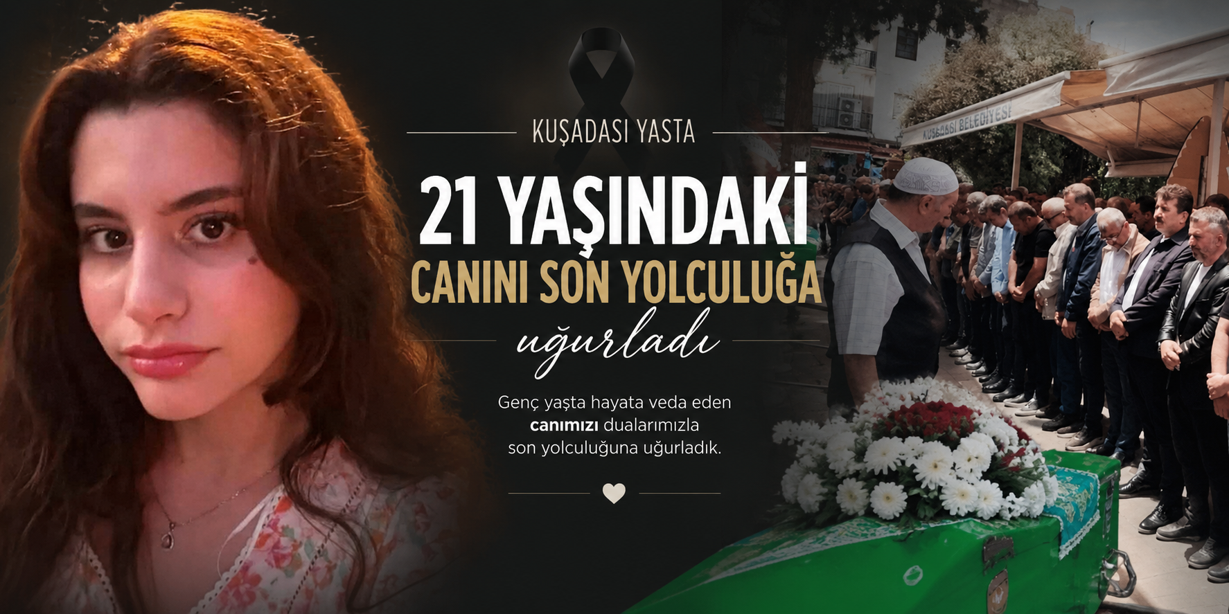 Kuşadası’ndan Kıbrıs’a Uzanan Acı Hikâye: 21 Yaşındaki Buse Kara Son Yolculuğuna Uğurlandı