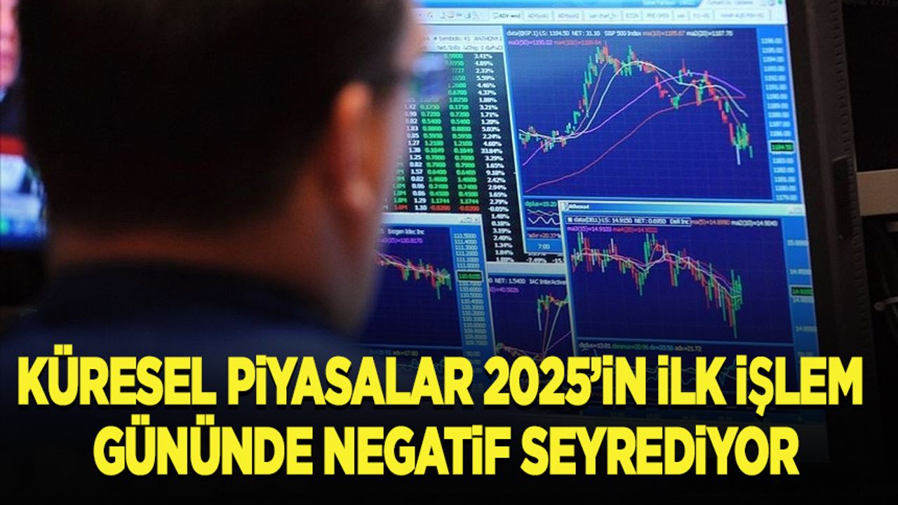 Küresel Piyasalar 2025'e Negatif Başladı: Enflasyon ve Resesyon Endişeleri Yatırımcıları Temkinli Hale Getiriyor