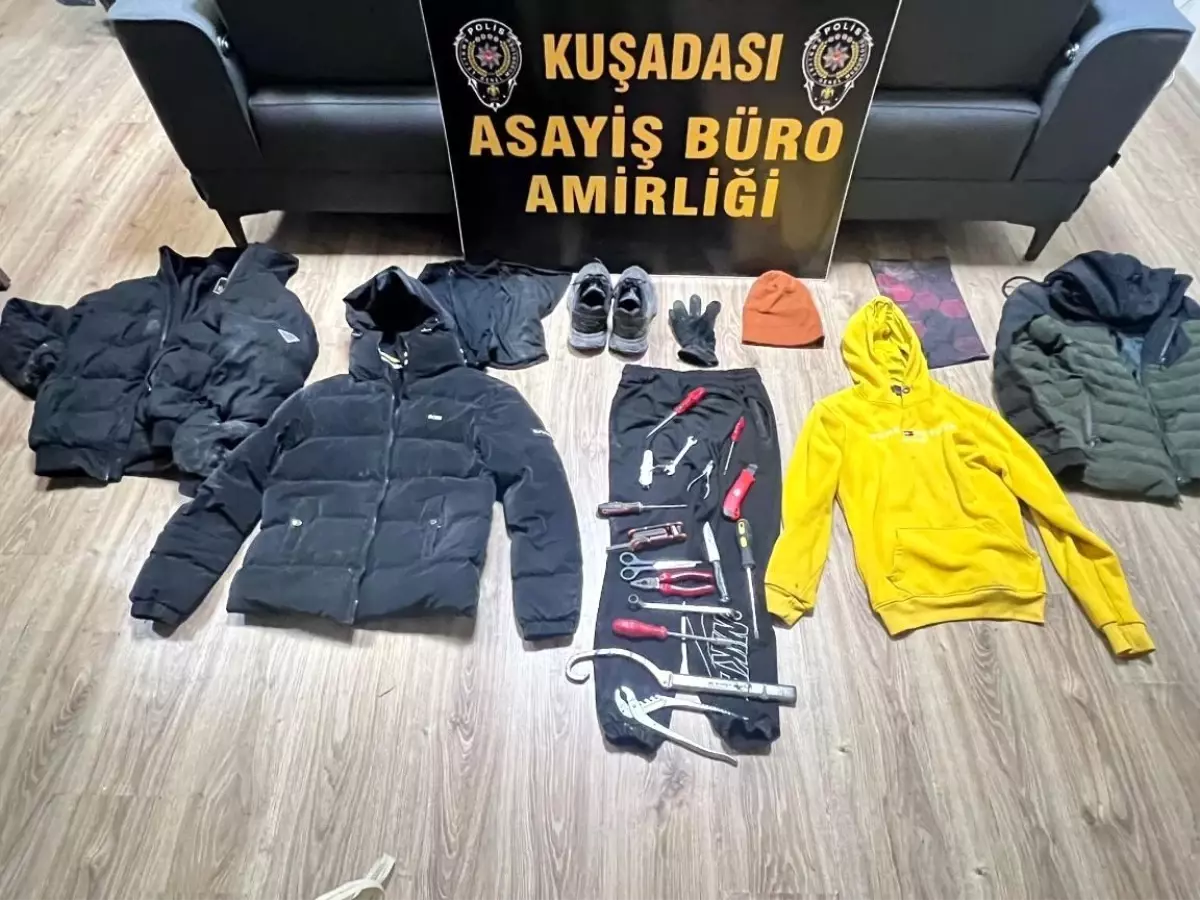 Kuşadası'nda Hırsızlık Zanlısı Yakalandı