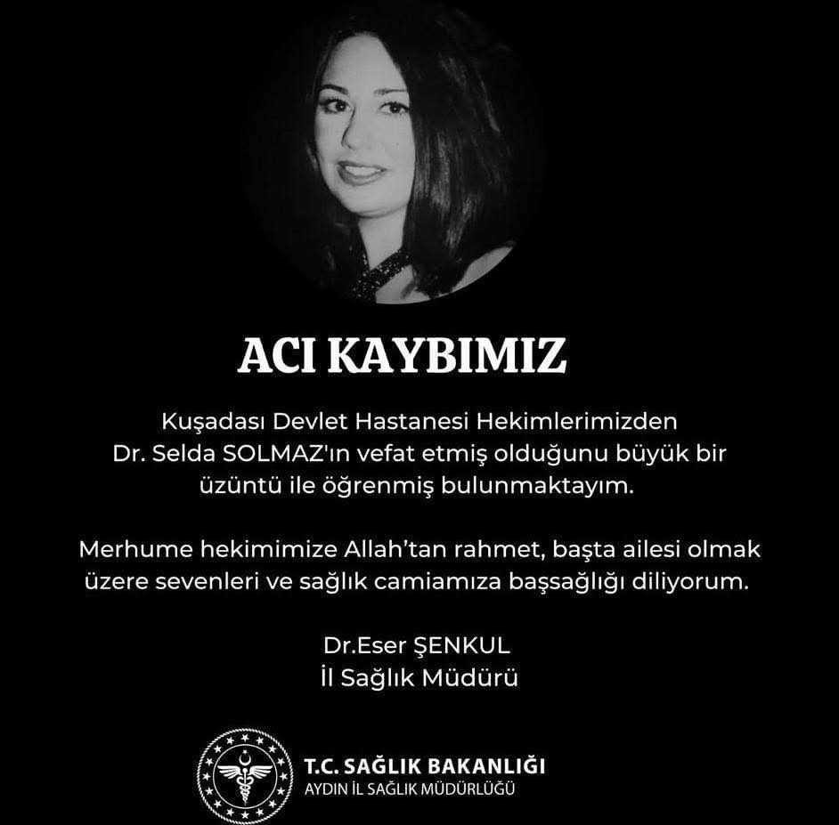 Kuşadası sağlık camiasının acı günü