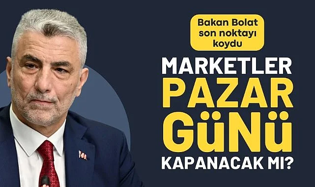 Marketler Pazar Günü Kapanabilir