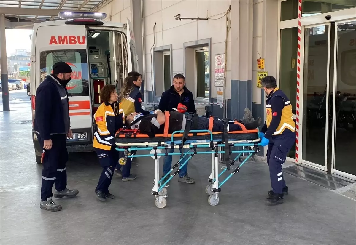 Nazilli'de İşçi Çatıdan Düştü