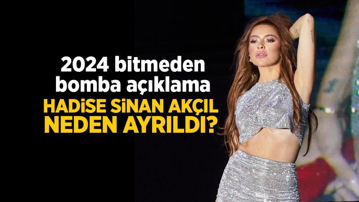 SON DAKİKA MAGAZİN HABERLERİ: Hadise 2024 bitmeden bombayı patlattı! Sinan Akçıl'dan yanıt gecikmedi